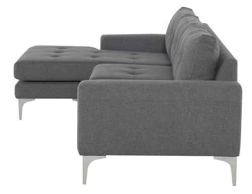 Nuevo Colyn Shale Grey Sectional Sofa