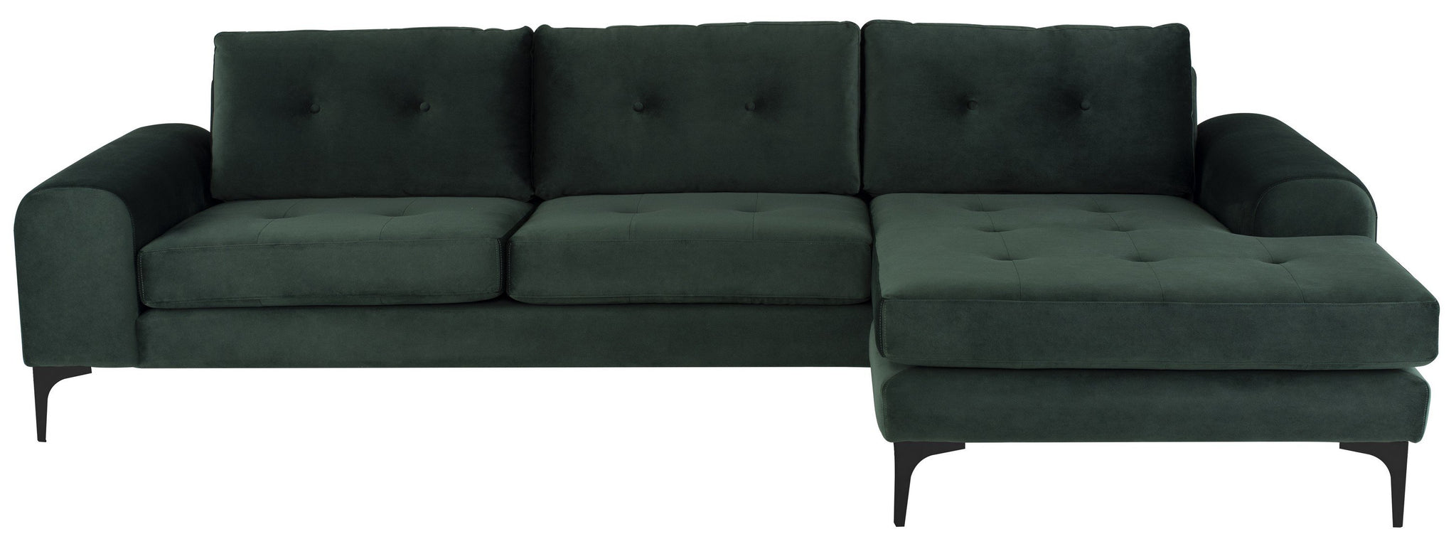 Nuevo Colyn Emerald Green Sectional Sofa