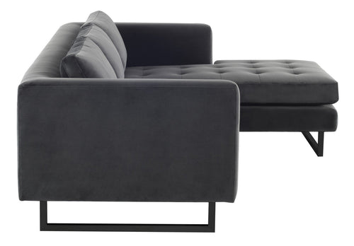 Nuevo Matthew Shadow Grey Sectional Sofa