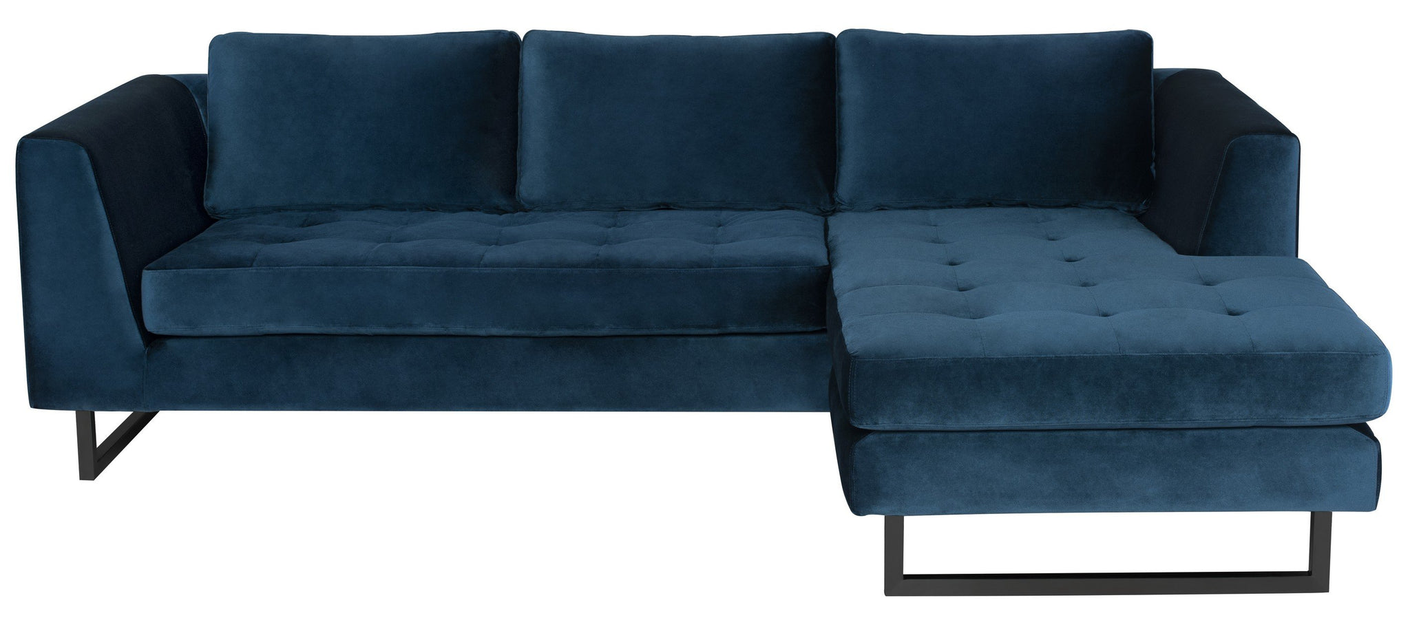 Nuevo Matthew Midnight Blue Sectional Sofa