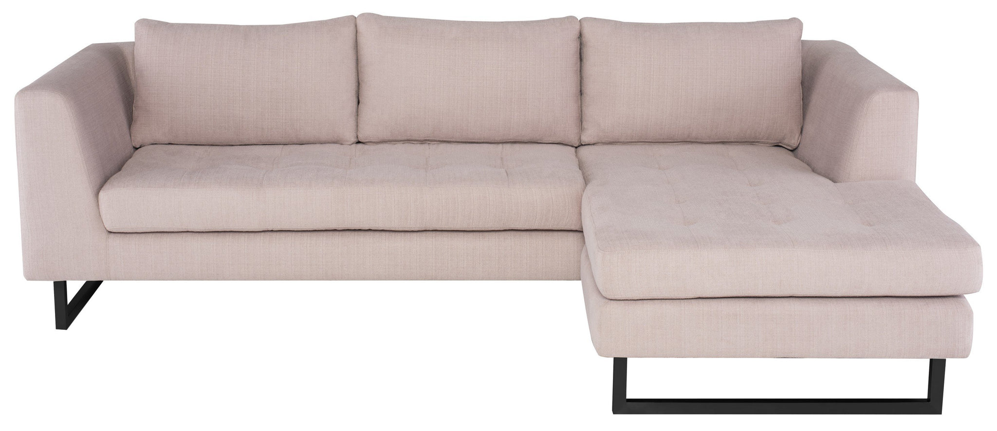 Nuevo Matthew Mauve Sectional Sofa
