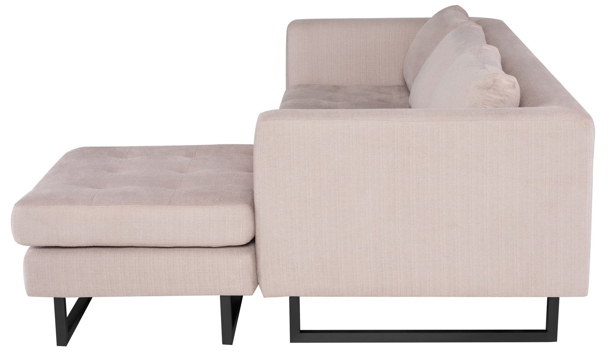 Nuevo Matthew Mauve Sectional Sofa