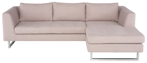 Nuevo Matthew Mauve Sectional Sofa
