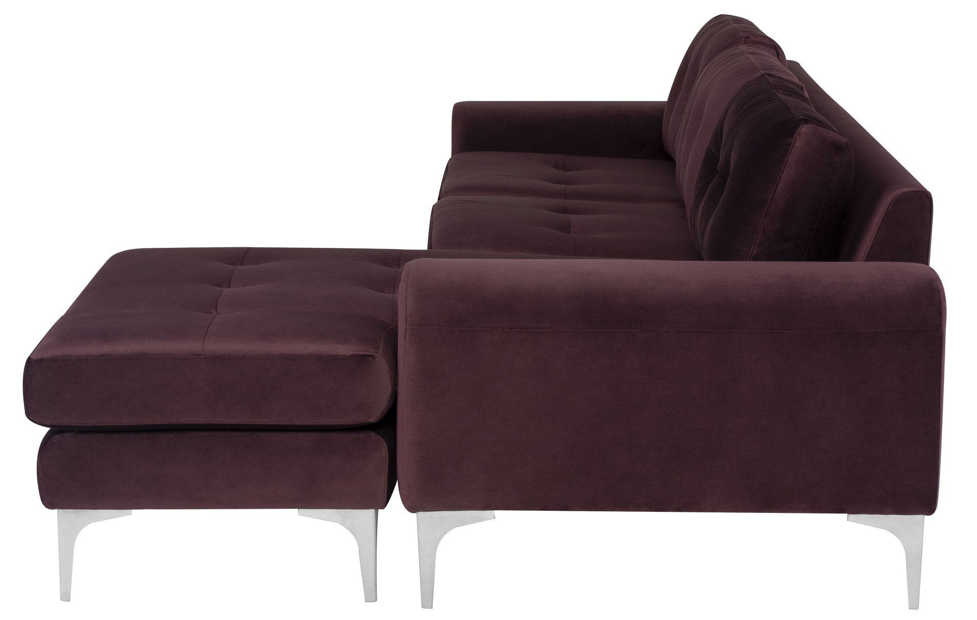 Nuevo Colyn Mulberry Sectional Sofa