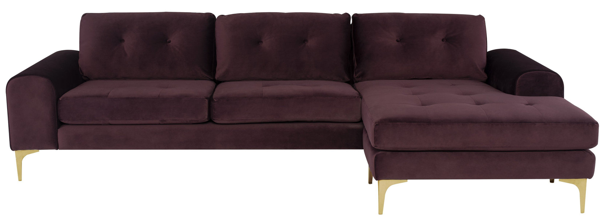 Nuevo Colyn Mulberry Sectional Sofa