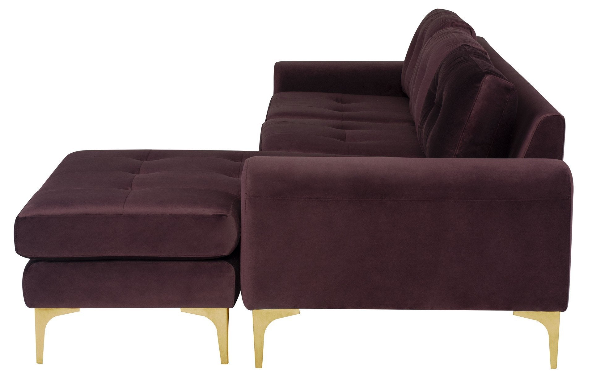 Nuevo Colyn Mulberry Sectional Sofa