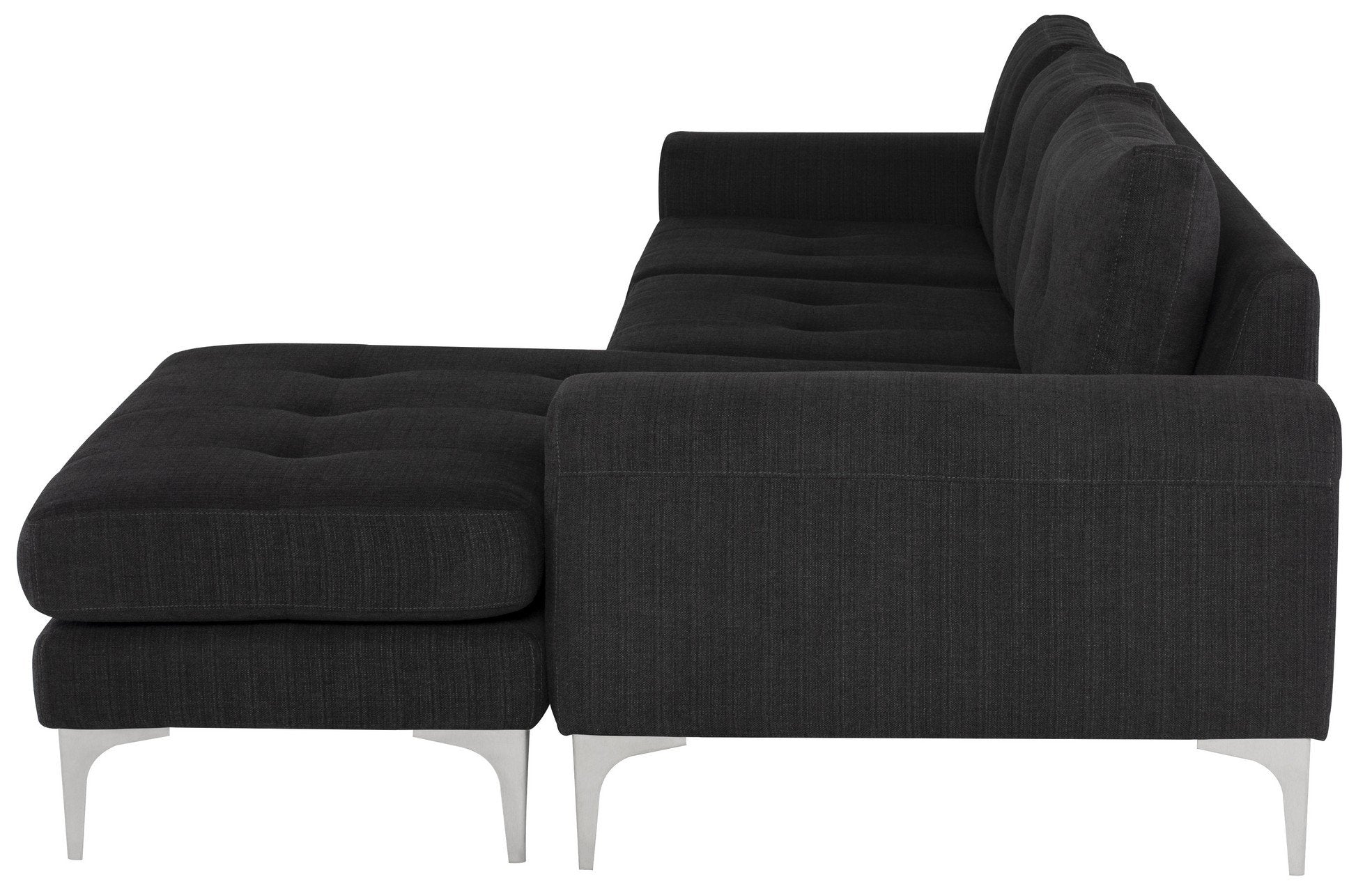 Nuevo Colyn Coal Sectional Sofa