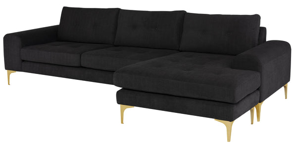 Nuevo Colyn Coal Sectional Sofa