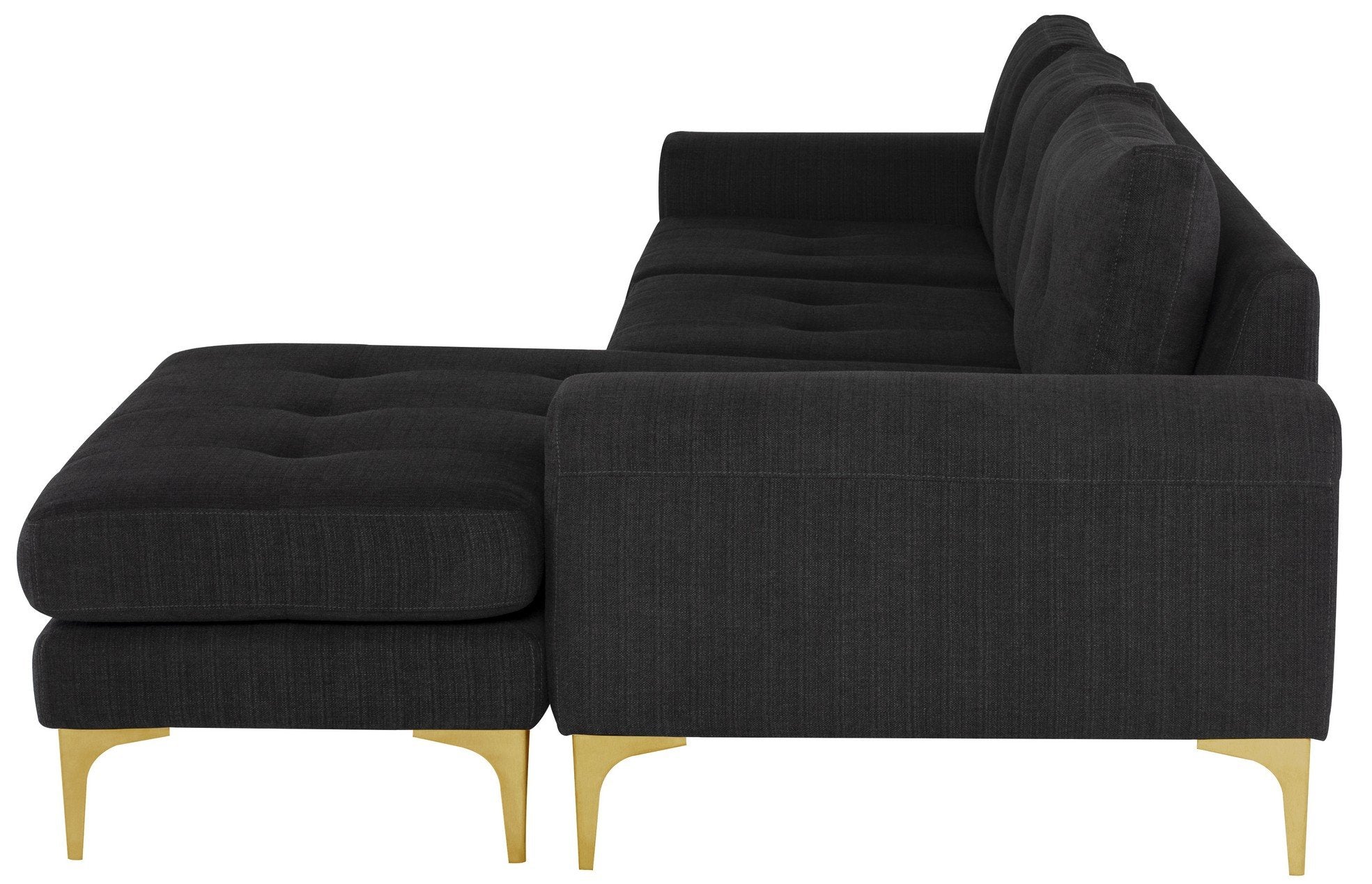 Nuevo Colyn Coal Sectional Sofa