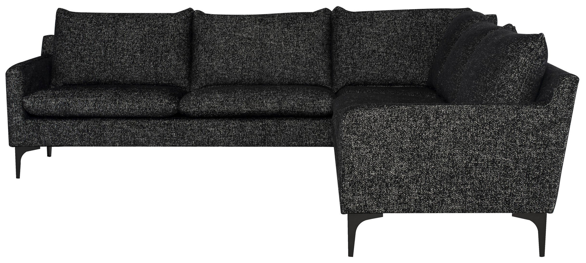 Nuevo Anders Salt & Pepper Sectional Sofa