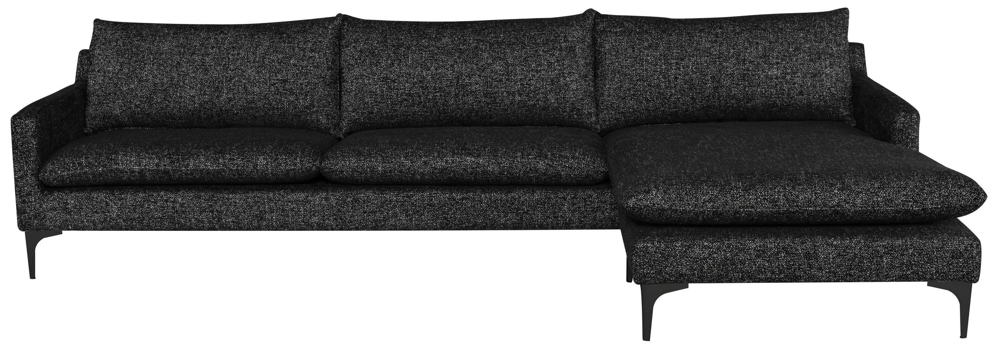 Nuevo Anders Salt & Pepper Sectional Sofa