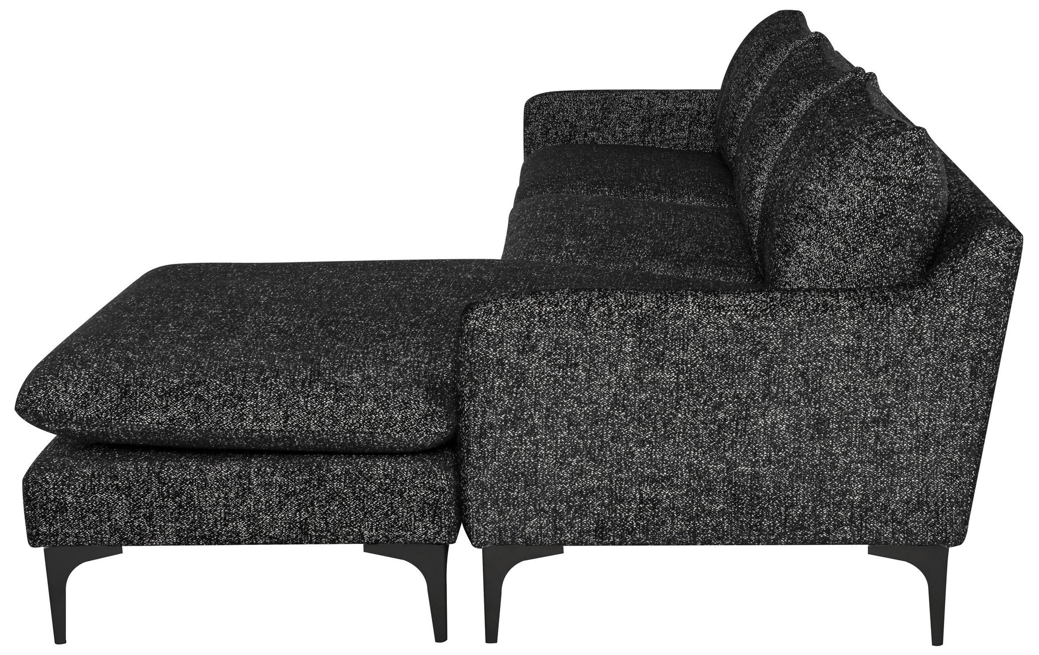 Nuevo Anders Salt & Pepper Sectional Sofa