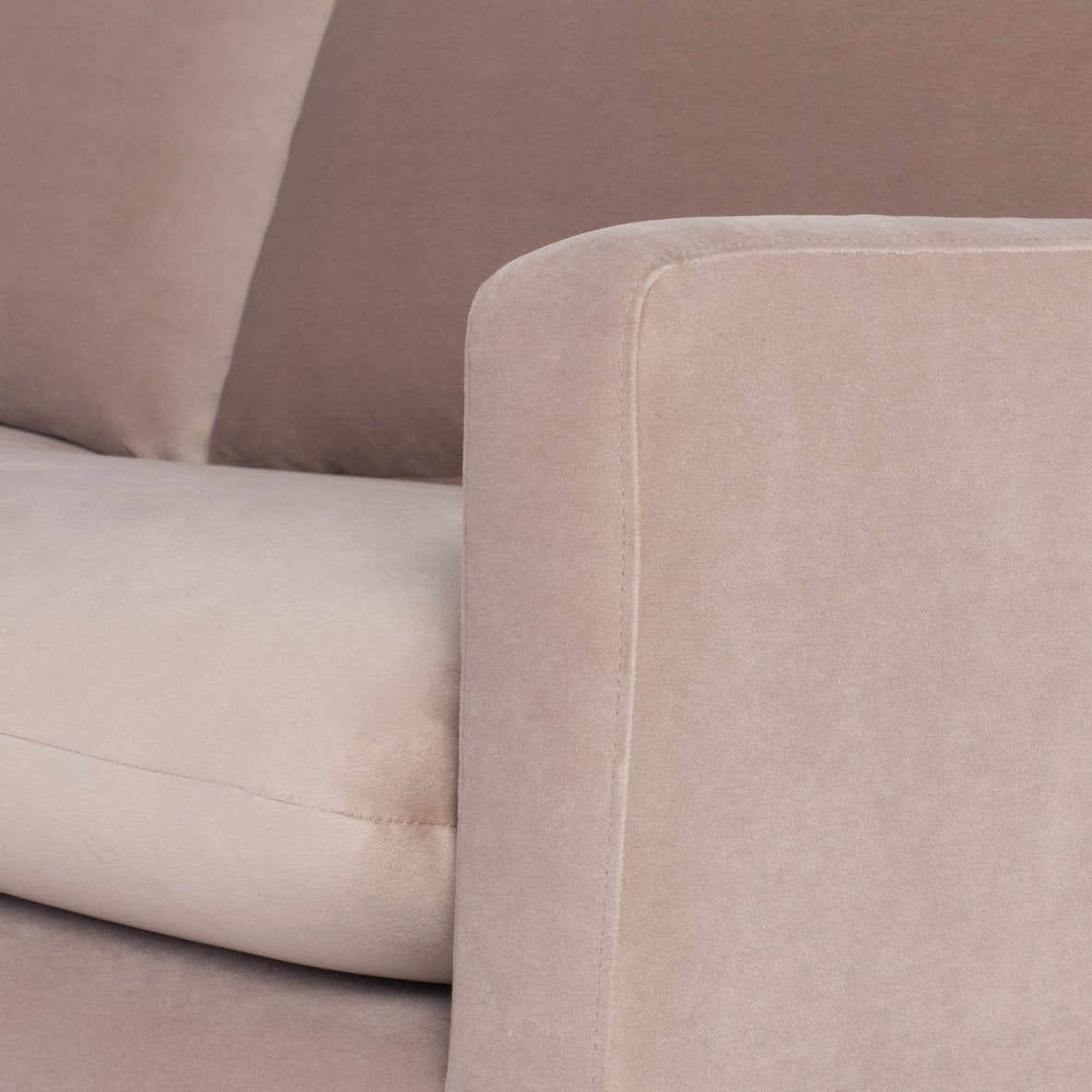 Nuevo Anders Blush Sectional Sofa