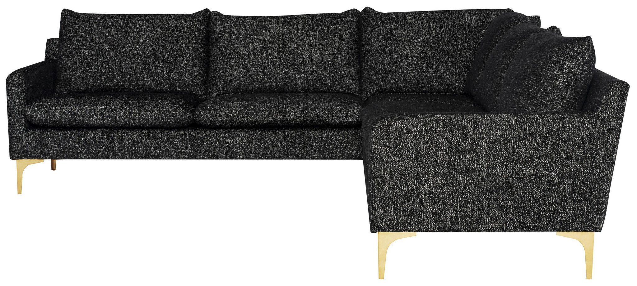 Nuevo Anders Salt & Pepper Sectional Sofa