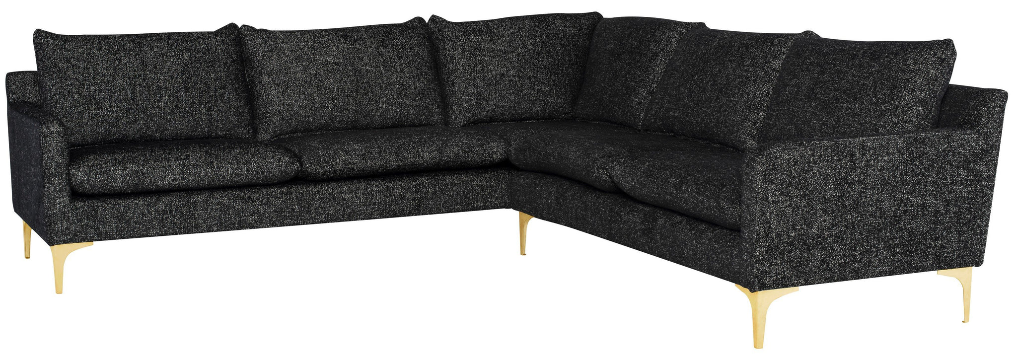 Nuevo Anders Salt & Pepper Sectional Sofa