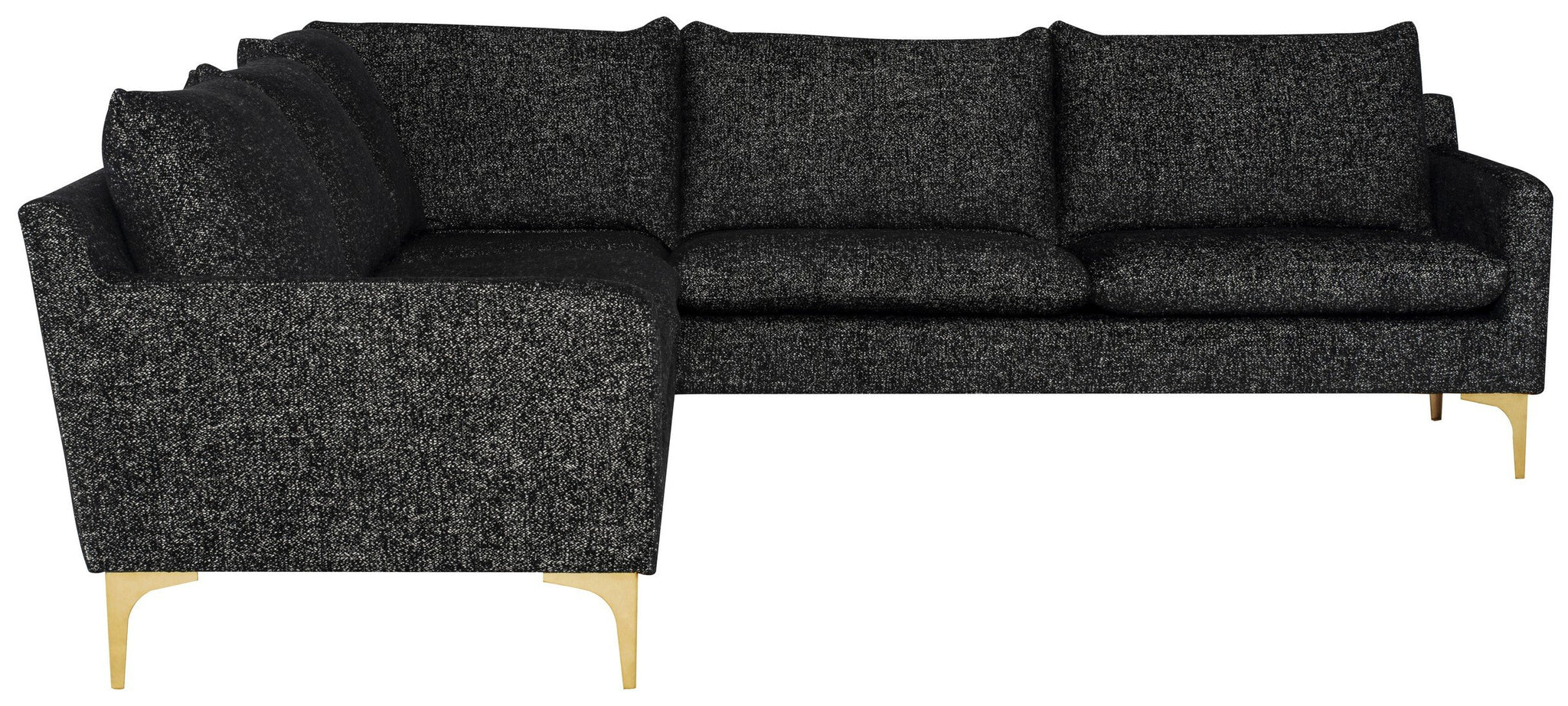 Nuevo Anders Salt & Pepper Sectional Sofa