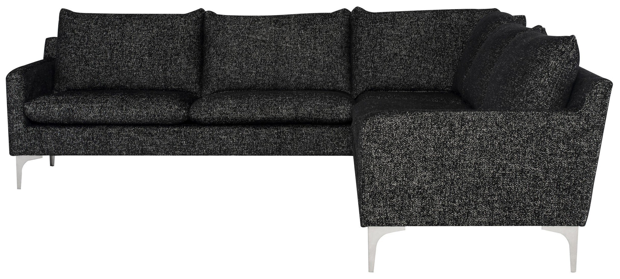 Nuevo Anders Salt & Pepper Sectional Sofa