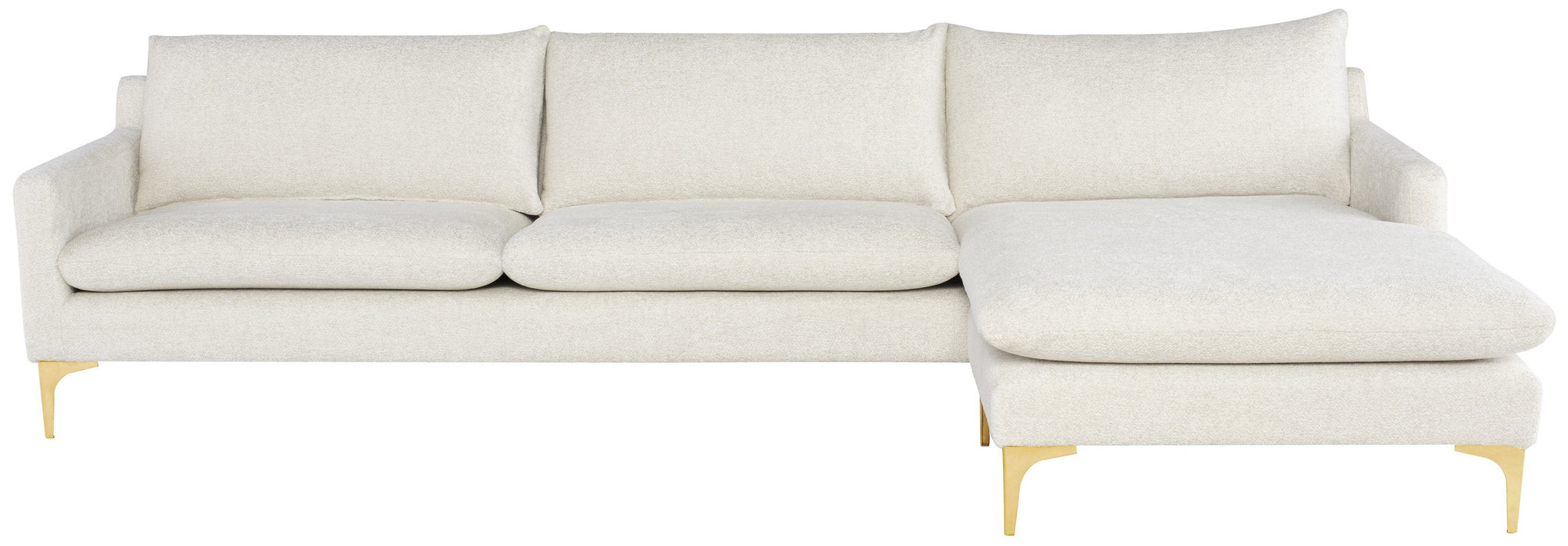 Nuevo Anders Coconut Sectional Sofa