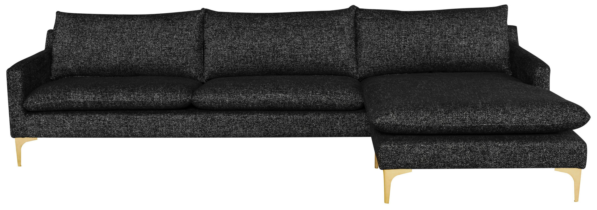 Nuevo Anders Salt & Pepper Sectional Sofa
