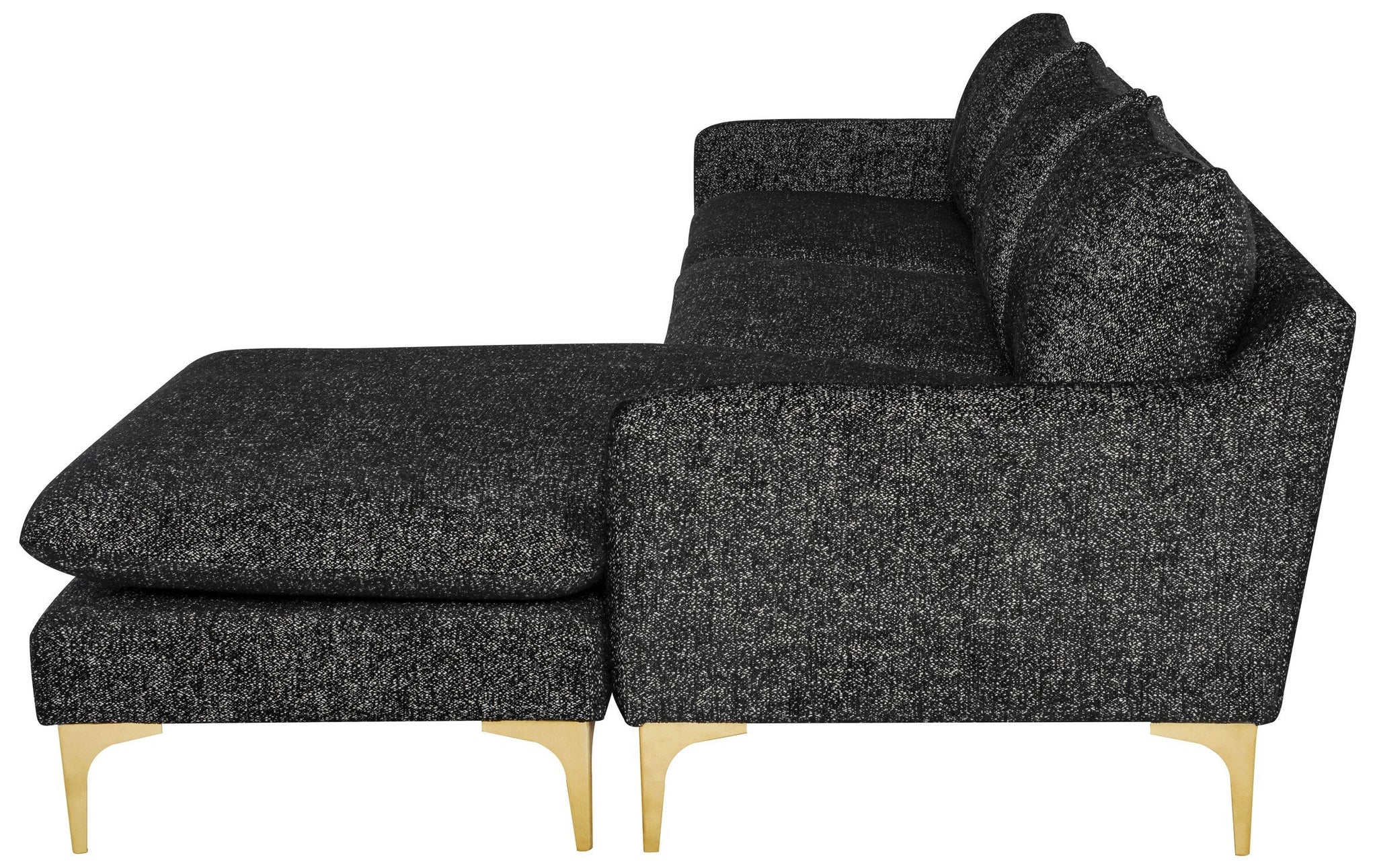 Nuevo Anders Salt & Pepper Sectional Sofa