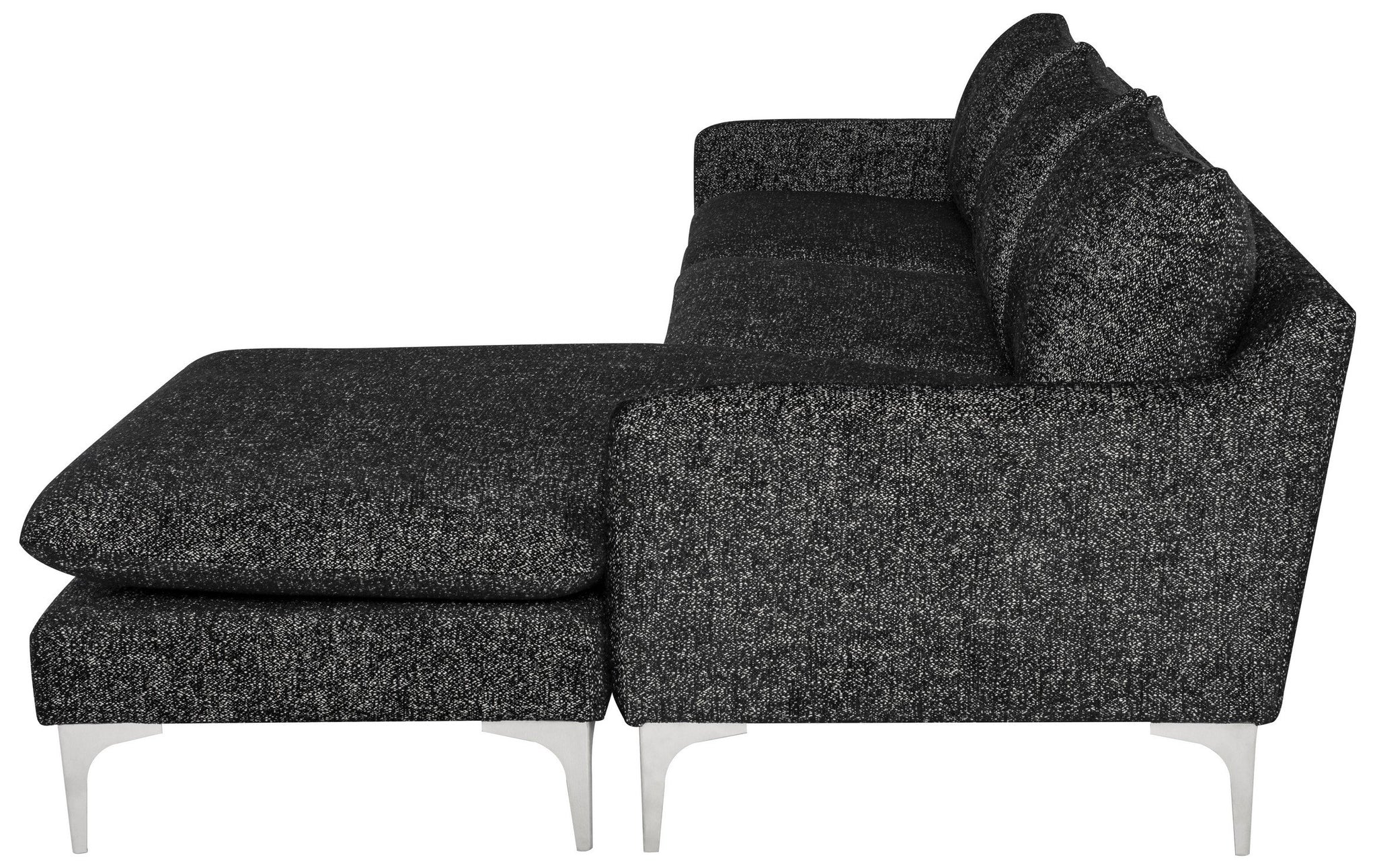 Nuevo Anders Salt & Pepper Sectional Sofa