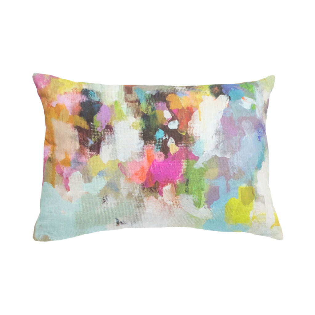 Laura Park Indigo Girl Linen Cotton Pillow