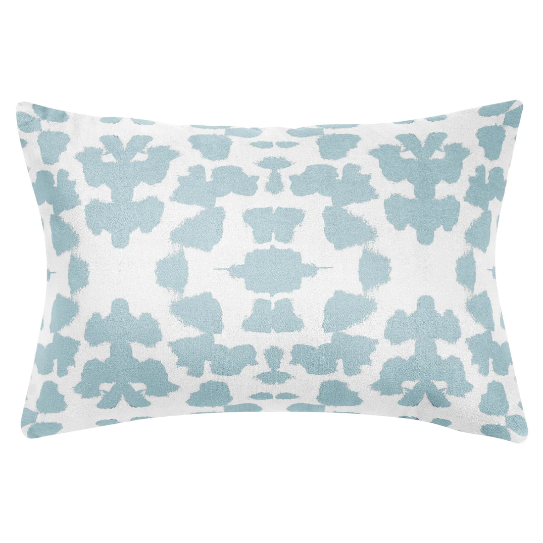 Laura Park Chintz Mist Linen Cotton Pillow