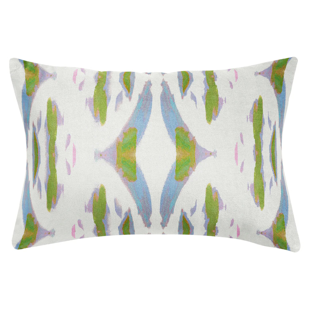 Laura Park Tea Time Violet Linen Cotton Pillow