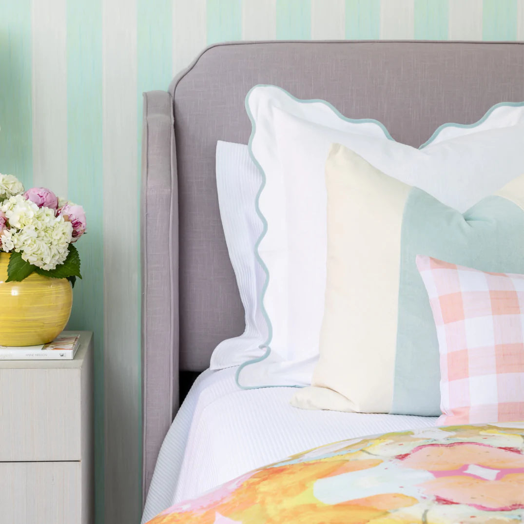 Scalloped pillow shams deals