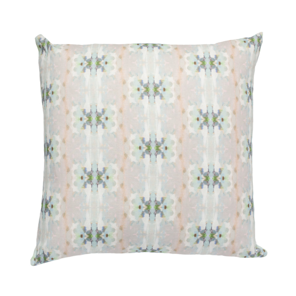 Laura Park Miss Ella Teal Linen Cotton Pillow