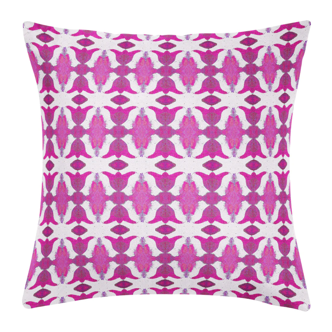 Laura Park Spice Market Rasberry Pink Linen Cotton Pillow