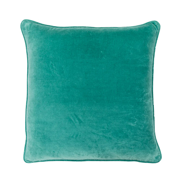 Laura Park Teal Blue Velvet Pillow