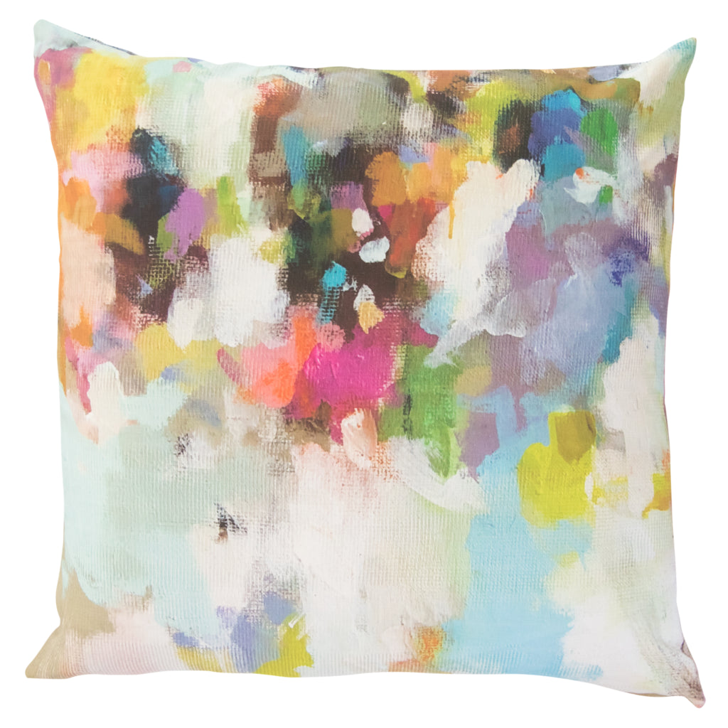 Laura Park Indigo Girl Linen Cotton Pillow