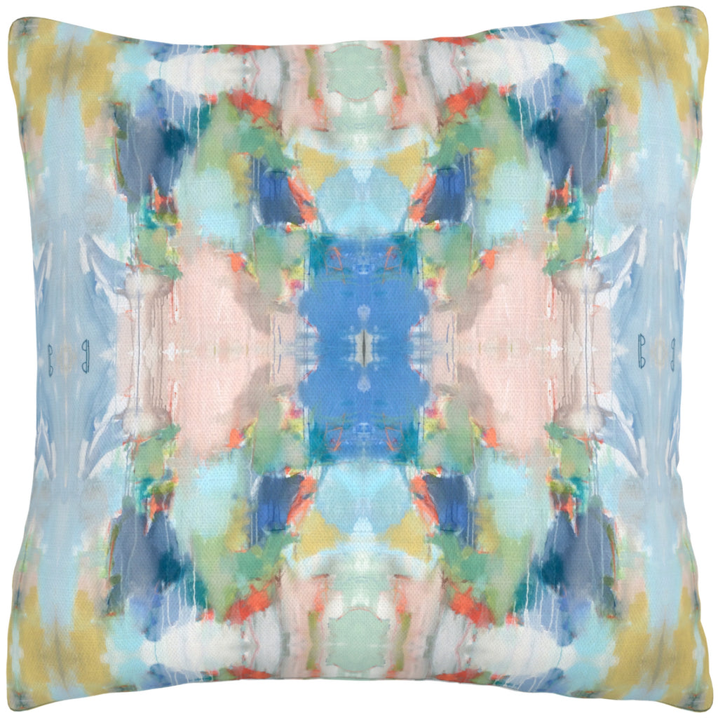 Laura Park Anna Pink Linen Cotton Pillow