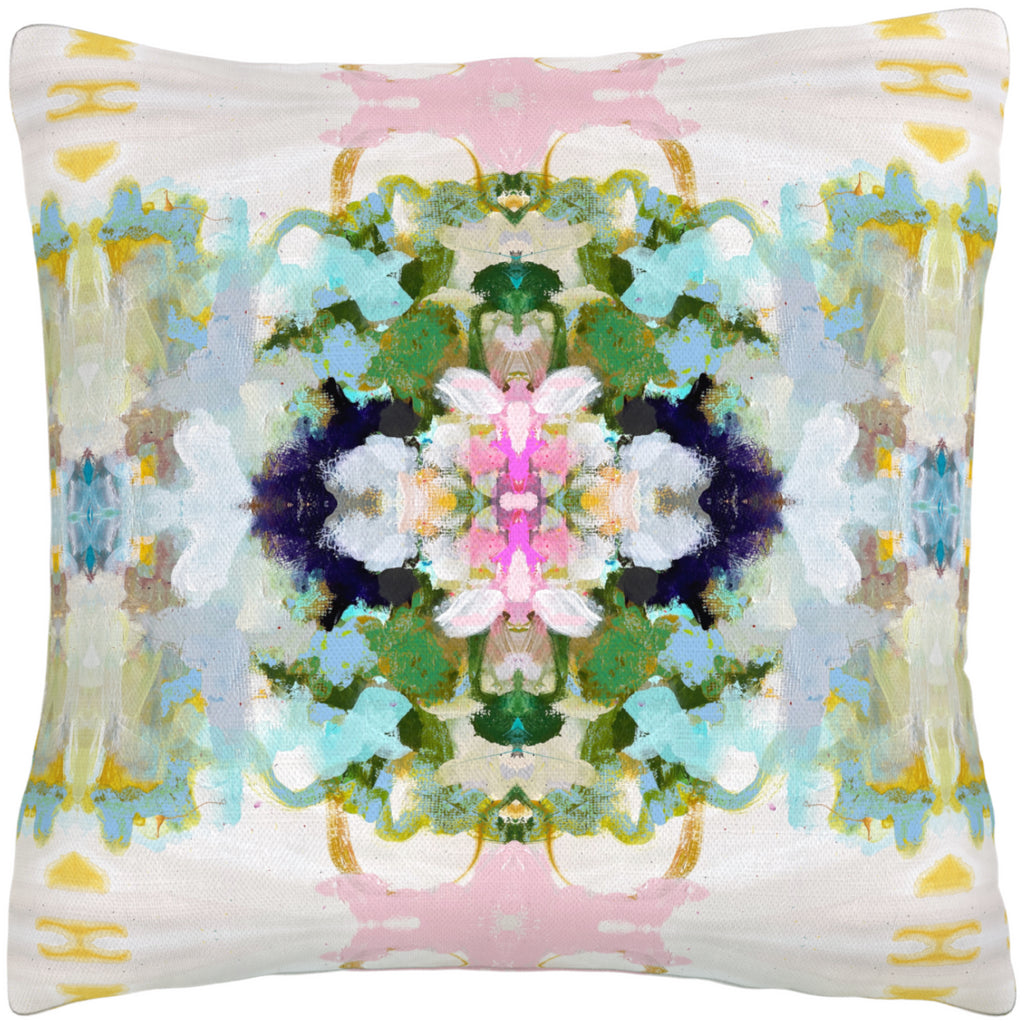 Laura Park Nantucket Bloom Linen Cotton Pillow