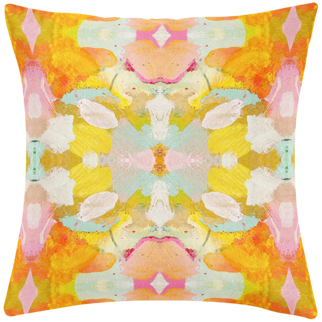 Laura Park Marigold Linen Cotton Pillow