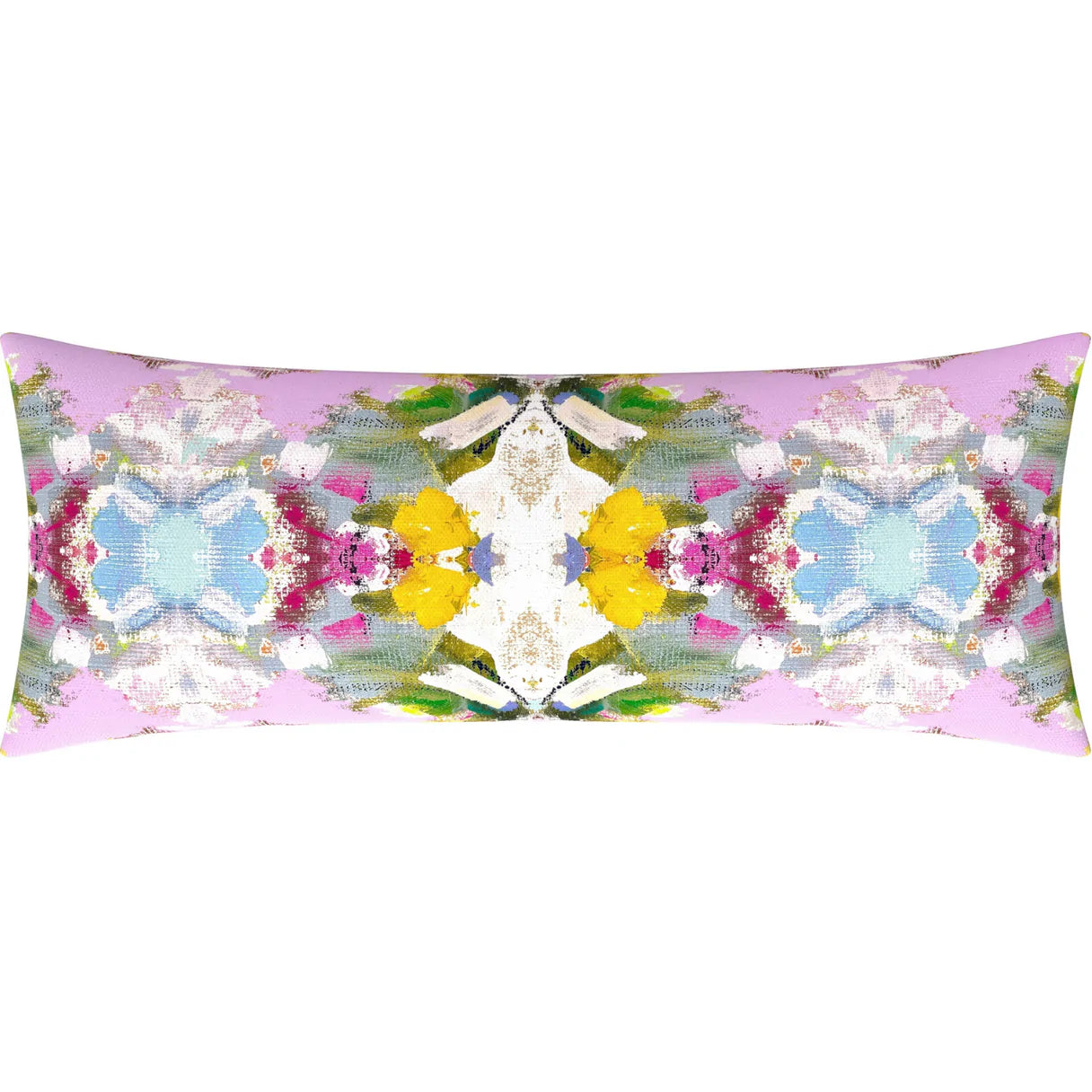 Laura Park Poppy Pink Linen Cotton Pillow