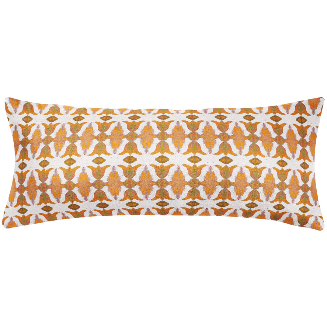 Laura Park Spice Market Orange Linen Cotton Pillow