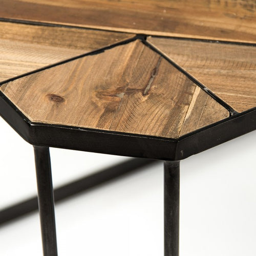 Zentique Cuthbert Coffee Table Weathered Pine