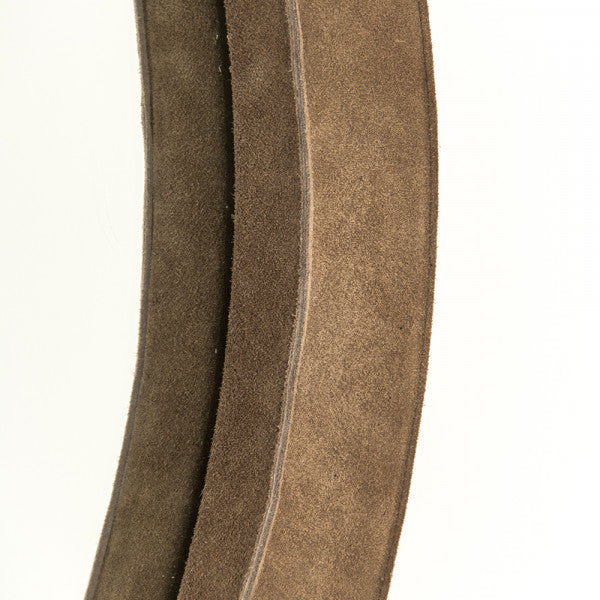 Zentique Pendre Mirror (Large) Tan Suede Leather