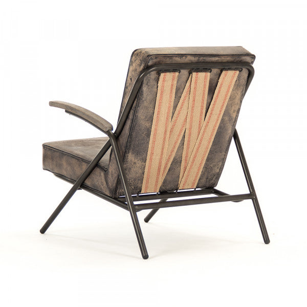 Zentique Lucas Lounge Chair Brown Leather