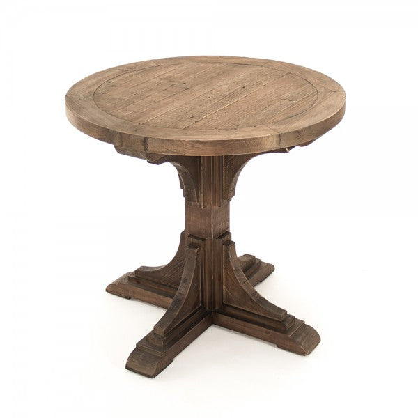 Zentique Leah Table Dark Weathered Pine