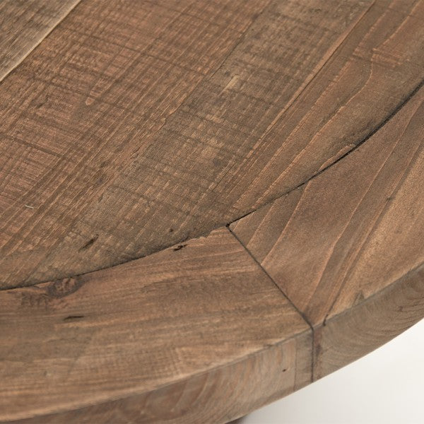 Zentique Leah Table Dark Weathered Pine