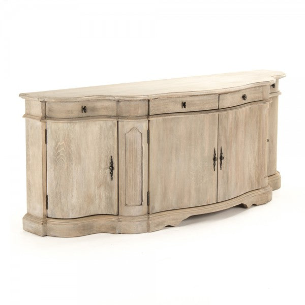 Zentique Courbe Buffet, Tan/Brown