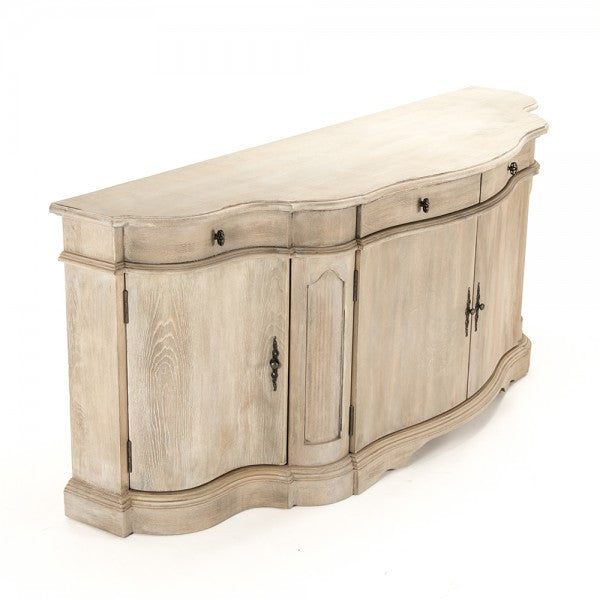 Zentique Courbe Buffet, Tan/Brown