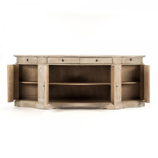 Zentique Courbe Buffet, Tan/Brown