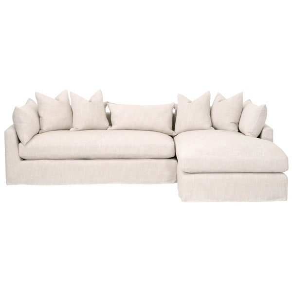 Essentials For Living Haven 110" Lounge Slipcover Sectional