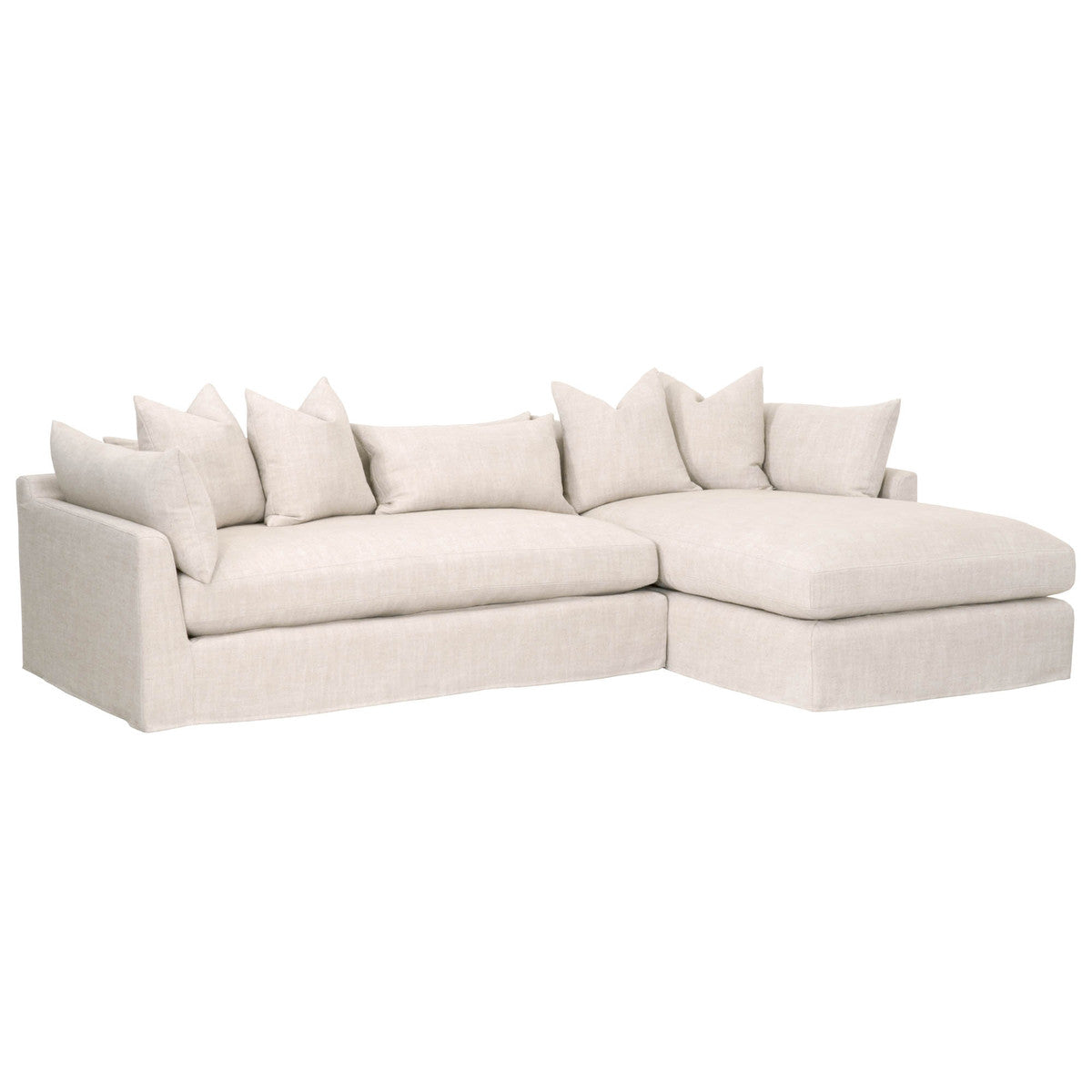 Essentials For Living Haven 110" Lounge Slipcover Sectional
