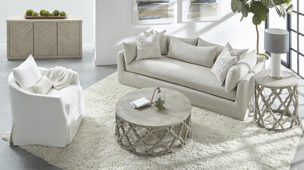 Essentials For Living Haven 96" Lounge Slipcover Sofa