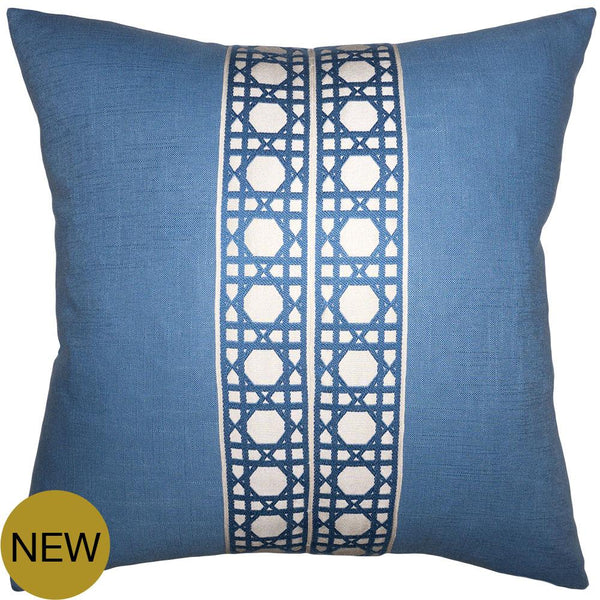 Hearst Chambray Pillow by Square Feathers